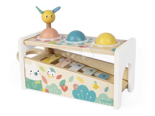 Jouets didactiques en bois - Drevená zatĺkačka Tap Tap Xylophone Pure Janod - 2