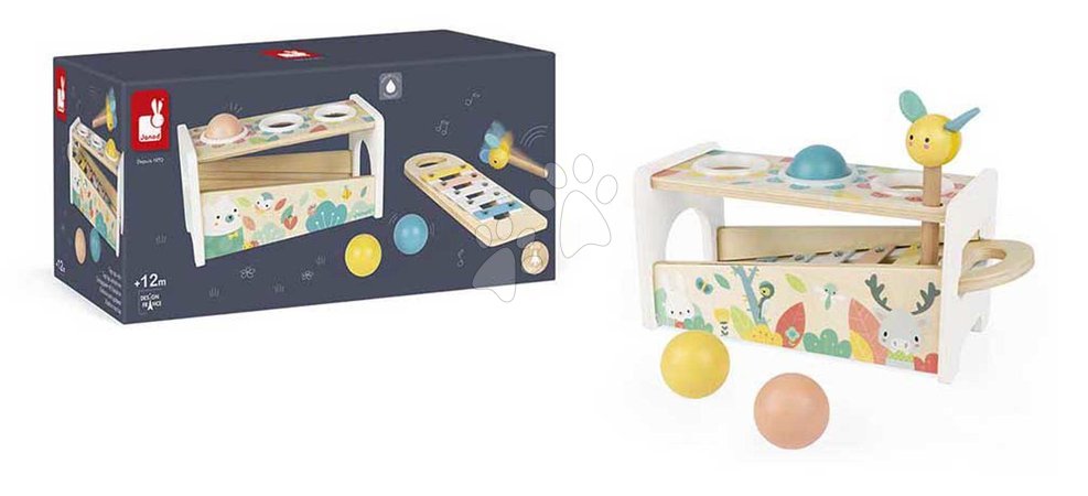 Jouets didactiques en bois - Drevená zatĺkačka Tap Tap Xylophone Pure Janod - 6