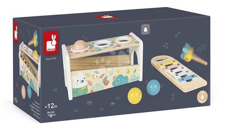 Jouets didactiques en bois - Drevená zatĺkačka Tap Tap Xylophone Pure Janod - 8