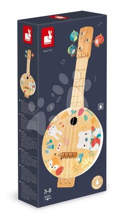 Wooden musical toy instruments - Drevený hudobný nástroj bendžo Banjo Pure Janod - 4