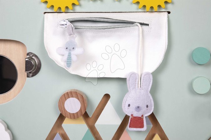 Jouets didactiques en bois - Drevená motorická doska s aktivitami Medveď Bear Activity Board Pure Janod - 5