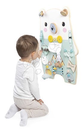 Jouets didactiques en bois - Drevená motorická doska s aktivitami Medveď Bear Activity Board Pure Janod - 11