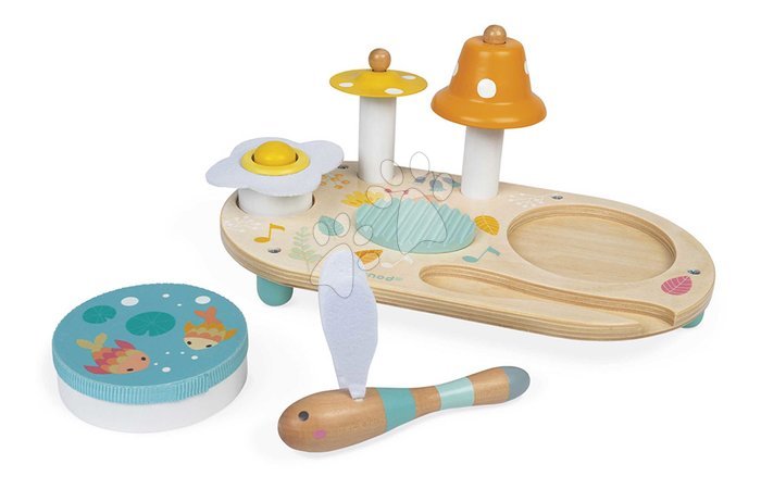 Wooden musical toy instruments - Drevený hudobný stolík Musical Table Pure Janod - 3