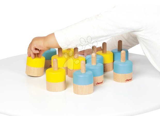 Wooden developmental toys - Zvuková hra Pexeso Sound Memo Game Sensory Janod - 5