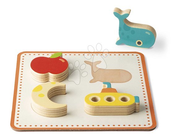 Jouets didactiques en bois - Senzorické pexeso Memo Touch Recognition Game Janod - 7