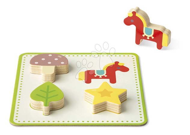 Jouets didactiques en bois - Senzorické pexeso Memo Touch Recognition Game Janod - 10