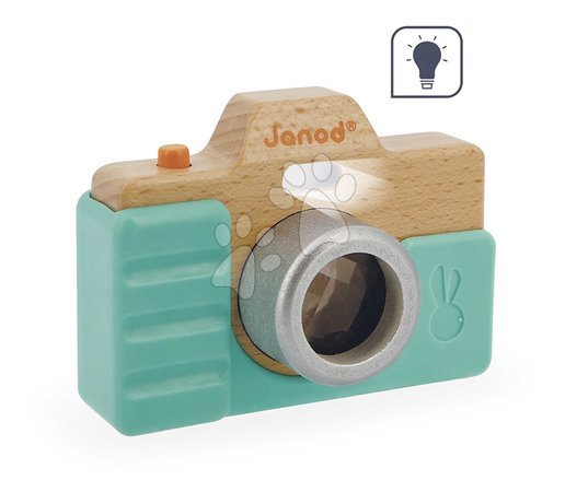 Wooden toys | Page 3 - Drevený fotoaparát so zvukom a svetlom Camera Janod