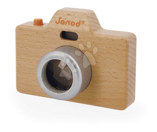 Wooden pretend play sets - Drevený fotoaparát so zvukom a svetlom Camera Janod - 6