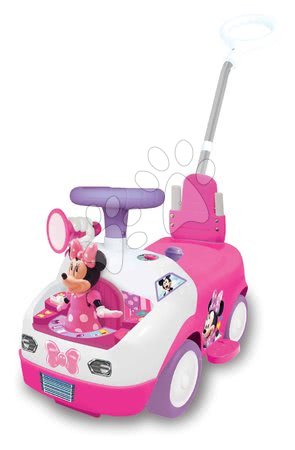 Odrážedla se zvukem - Odrážedlo s vodicí tyčí Dancing Minnie 3-in-1 Kiddieland - 1