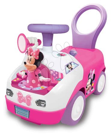 Odrážedla se zvukem - Odrážedlo s vodicí tyčí Dancing Minnie 3-in-1 Kiddieland - 2