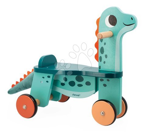 Fahrzeuge für Kinder | Seite 8 - Drevené odrážadlo Portosaurus Dino Ride-On Janod