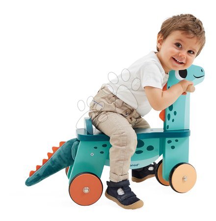 Babytaxiuri din lemn - Babytaxiu din lemn Portosaurus Dino Ride-On Janod - 9