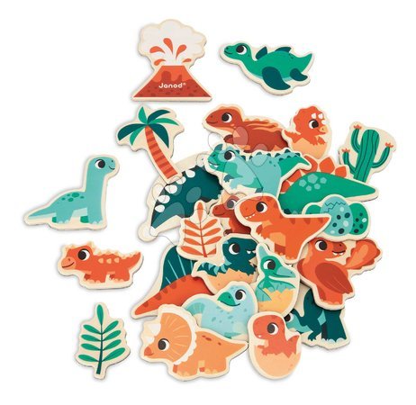 Creative and educational toys | Page 3 - Drevené magnetky Dinosaury Dino Magnets Janod