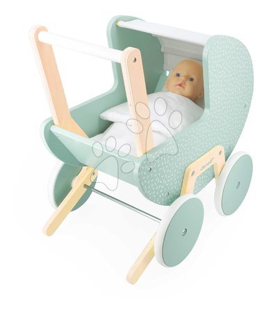 Muñecas | Página 19 - Drevený kočík pre bábiku Zen Doll's Pram Janod