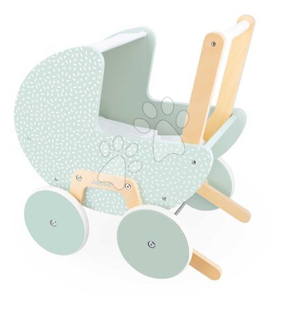 Poussettes en bois pour poupées - Drevený kočík pre bábiku Zen Doll's Pram Janod - 3