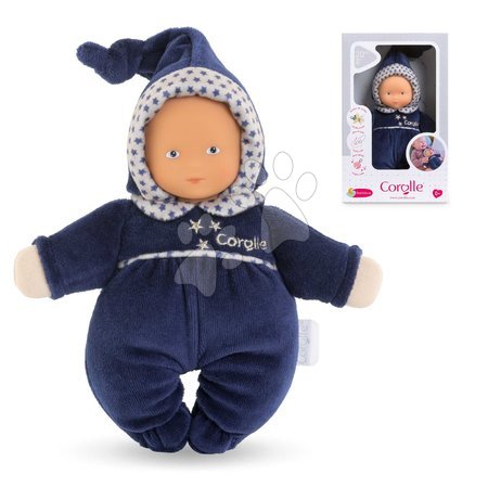 Păpuși de la 0 luni - Păpușa Babidoux Navy Blue Starry Dreams Mon Doudou Corolle - 5