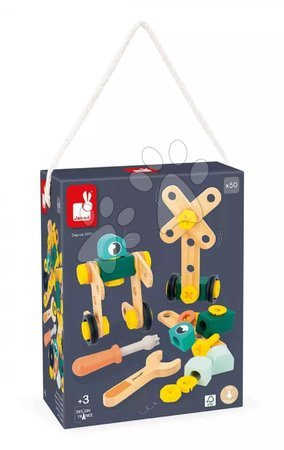 Wooden building toys - Drevená stavebnica Barrel BricoKids Janod - 6