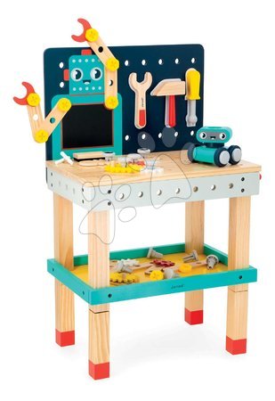 Barkácsolás, szerszámok | Oldal 3 - Fa szerelőműhely és szerszámok Big Robot DIY Workbench BricoKids Janod