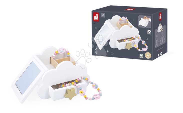 Dětský dřevěný nábytek - Drevená šperkovnica Jednorožec Jewellery Box Unicorn Janod - 8