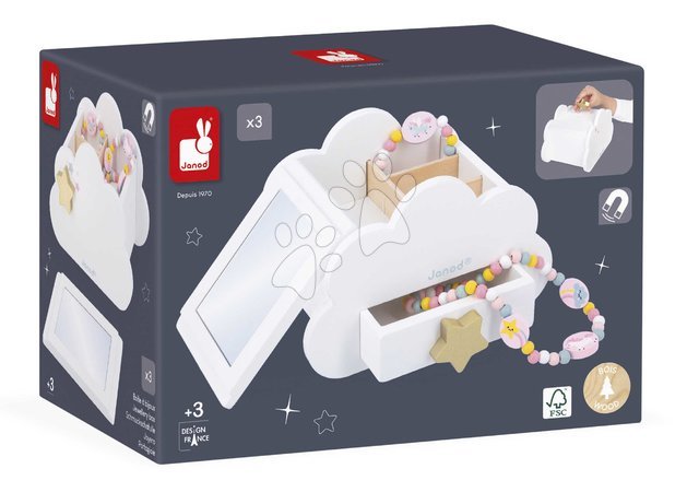 Dětský dřevěný nábytek - Drevená šperkovnica Jednorožec Jewellery Box Unicorn Janod - 10