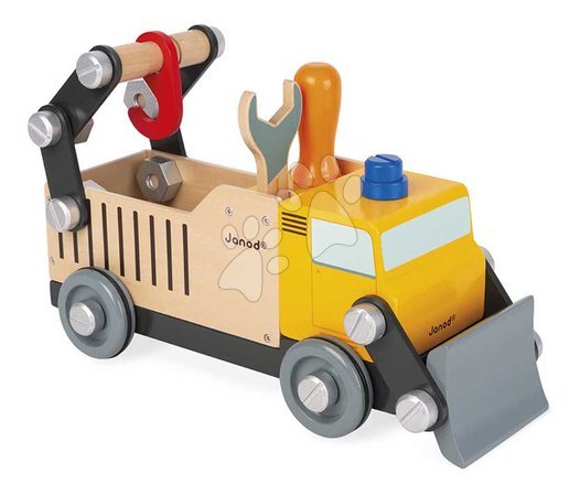  | Page 73 - Drevené auto a stavebnica Nákladné auto DIY Construction Truck BricoKids Janod