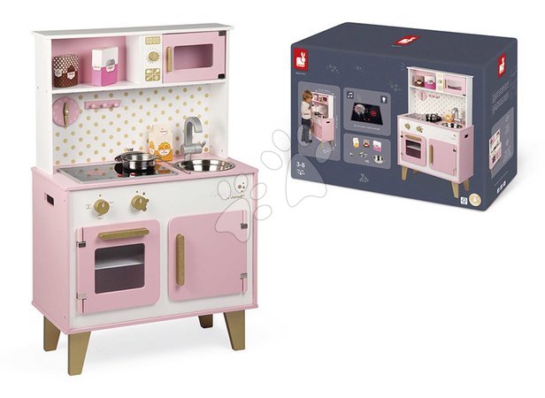 Dřevěné kuchyňky - Drevená kuchynka Candy Chic Big Cooker Janod - 9