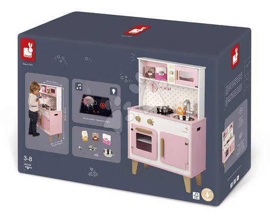 Cocinas de madera - Drevená kuchynka Candy Chic Big Cooker Janod - 10