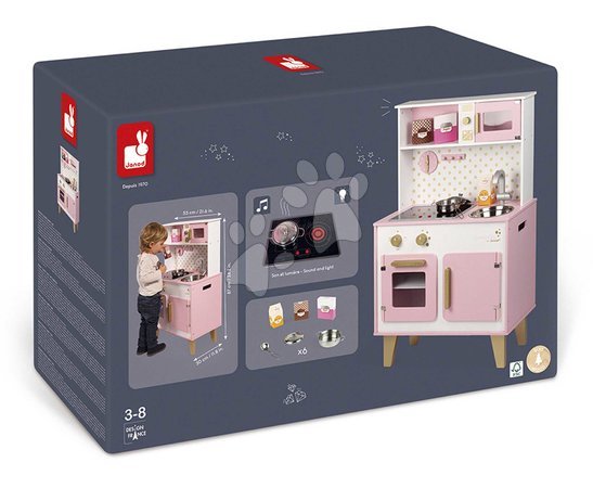 Spielküchen aus Holz - Drevená kuchynka Candy Chic Big Cooker Janod - 11