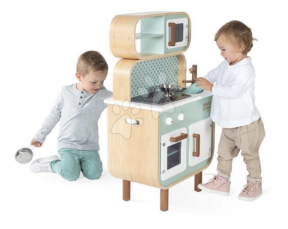 Spielküchen aus Holz - Drevená kuchynka Reverso Big Cooker Janod - 11