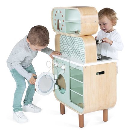 Spielküchen aus Holz - Drevená kuchynka Reverso Big Cooker Janod - 12