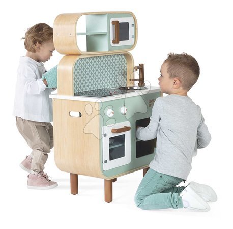 Spielküchen aus Holz - Drevená kuchynka Reverso Big Cooker Janod - 13