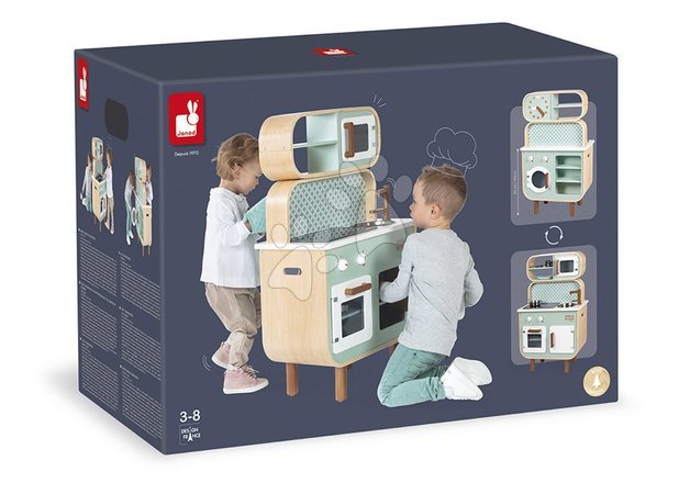 Spielküchen aus Holz - Drevená kuchynka Reverso Big Cooker Janod - 16