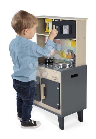 Spielküchen aus Holz - Drevená kuchynka Mozaic Big Cooker Janod - 7