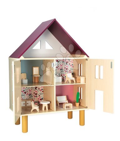 Wooden toys - Drevený domček pre bábiky Twist Doll's House Janod