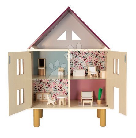 Drewniane domki dla lalek - Drewniany domek dla lalek Twist Doll's House Janod - 1