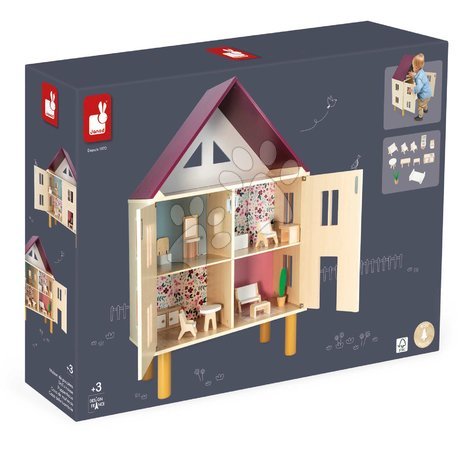 Casitas de madera para muñecas - Drevený domček pre bábiky Twist Doll's House Janod - 13