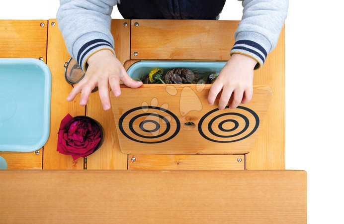 Wooden play kitchens - Vonkajšia drevená kuchynka Muddy Lab Outdoor Kitchen Janod - 14