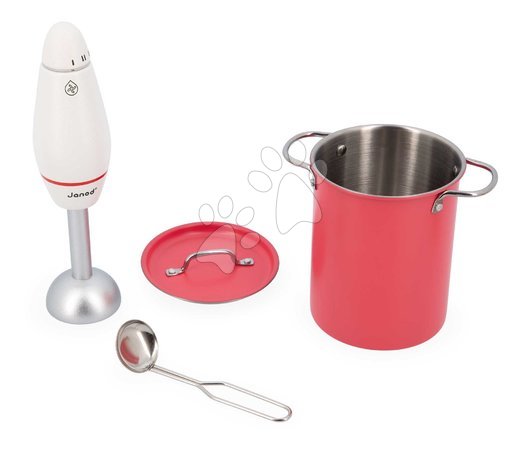 Dřevěné kuchyňky - Sada na prípravu polievky Soup Set Janod - 3