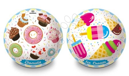 Hry na zahradu - Gumový pohádkový míč Donuts a Ice Cream Mondo