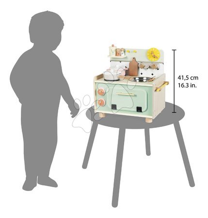 Spielküchen aus Holz - Drevená kuchynka Kitchenette Shiny Grandma Janod - 8