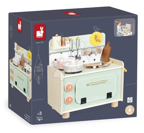 Spielküchen aus Holz - Drevená kuchynka Kitchenette Shiny Grandma Janod - 15