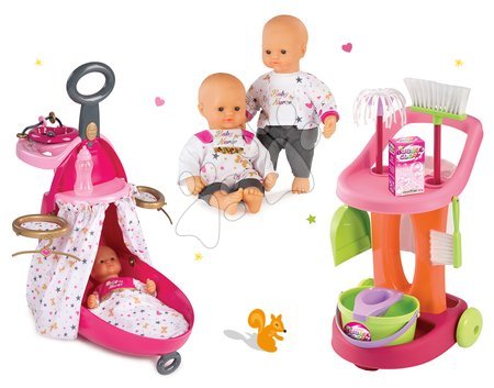 Case per bambole set - Set trolley valigia nursery per bambola Baby Nurse Edizione Oro Smoby - 20