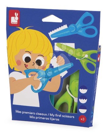 Kézimunka és alkotás - Papírvágó olló My First Scissors Janod - 9