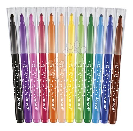 Disegnare e pitturare - Fixky Long-Lasting Felt-Tip Pens Janod - 1