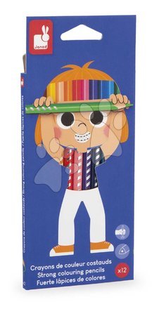 Rajzolás és festés - Színes ceruzák Colouring Pencils Janod - 4