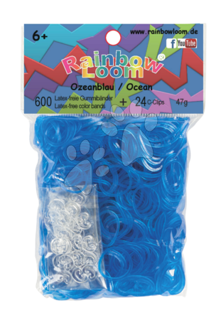 Jako ve škole - Rainbow Loom originální transparentní gumičky 