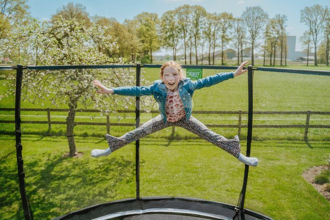 Garden Trampolines - EXIT Allure Classic trampoline ø366cm - black - 7