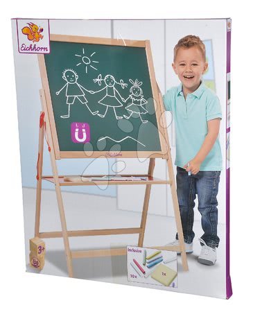 Školní tabule - Dřevěná magnetická tabule Magnetic Board Eichhorn - 5