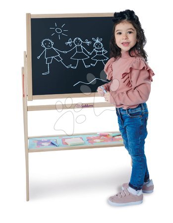 Lavagne scolastiche - Lavagna  magnetica in legno Standing Blackboard Eichhorn  - 5