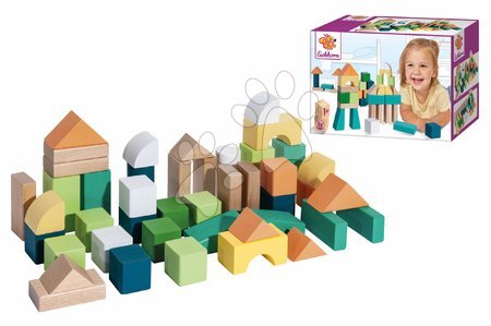 Drevené kocky - Drevené kocky farebné Wooden Blocks Eichhorn - 3